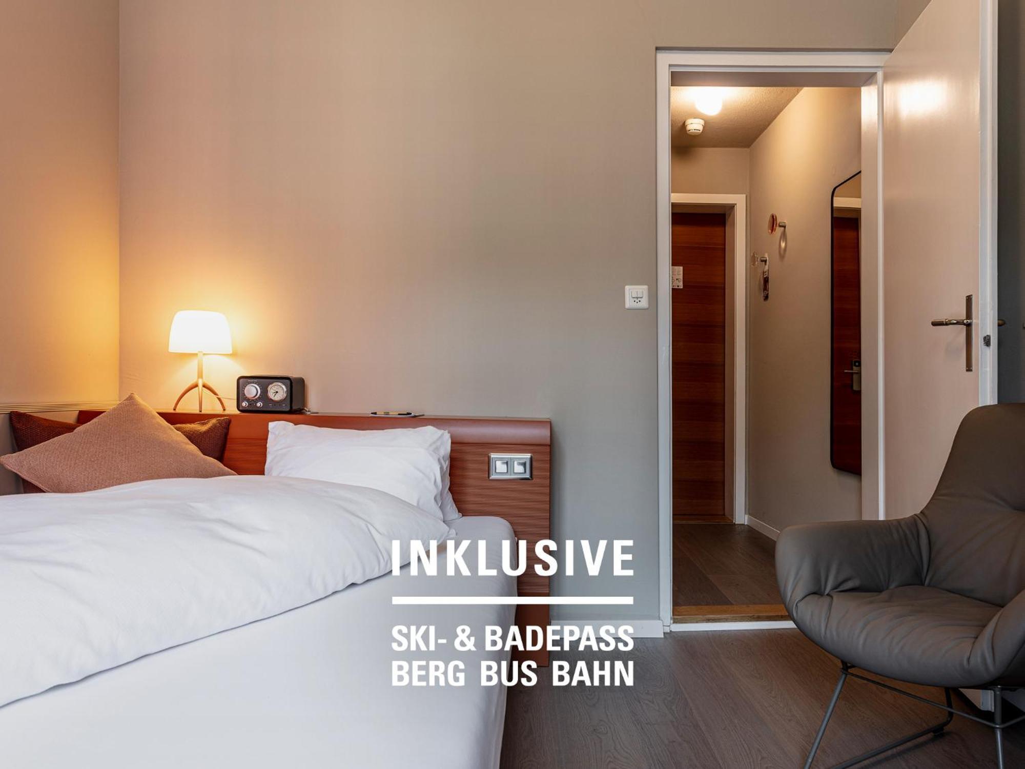 Hotel Belvedere Scuol Bagian luar foto