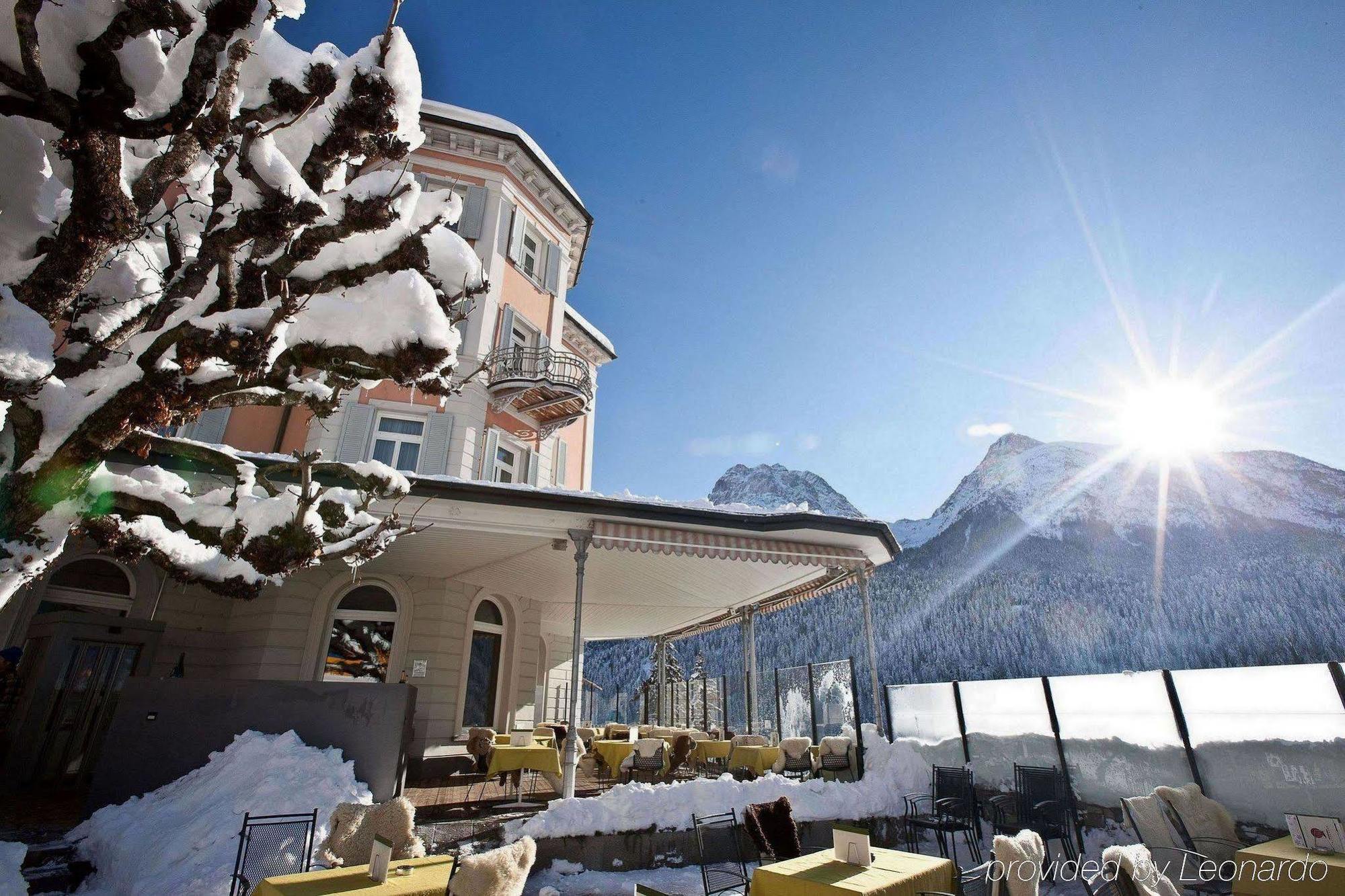 Hotel Belvedere Scuol Bagian luar foto